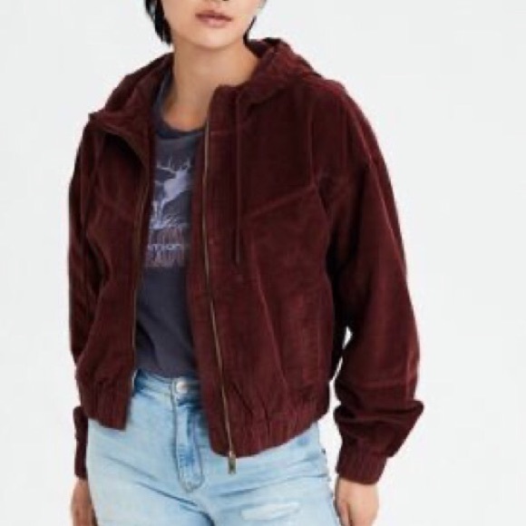 American Eagle Outfitters Jackets & Blazers - 🦅AEO Corduroy Bomber Jacket